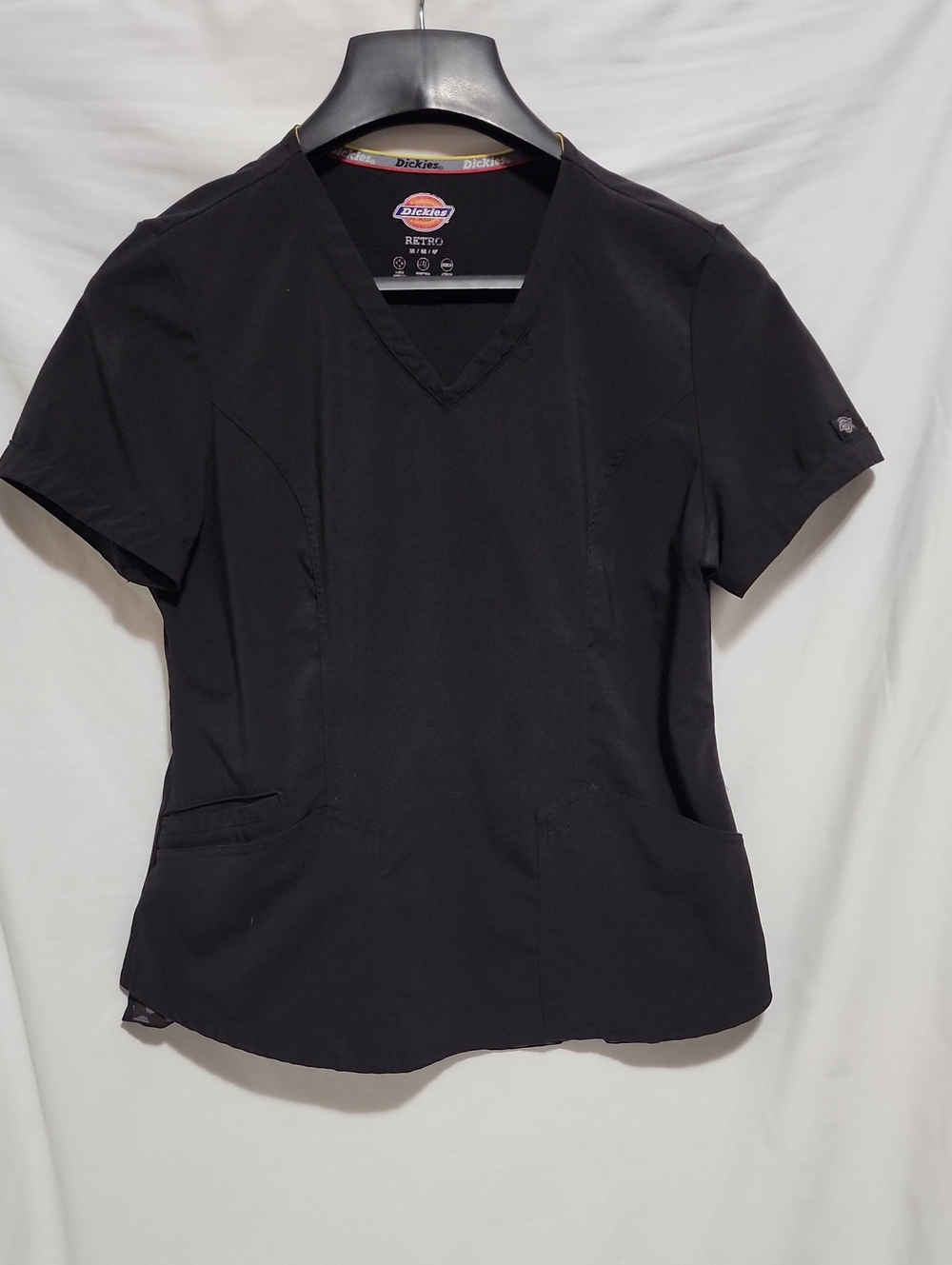 Dickies Black V-Neck Short Sleeve Women's Top and Pants